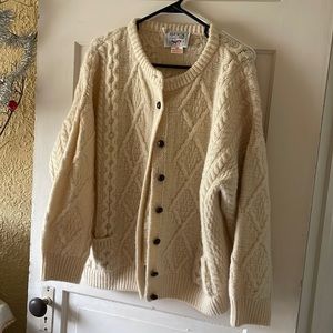 Cream wool sweater